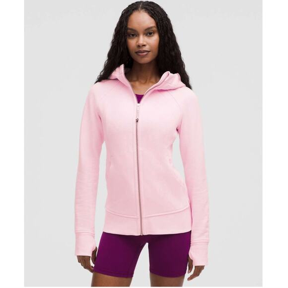Lululemon Scuba Full-Zip Hoodie Pink Organza Size 8 Pink Organza NWT - Picture 1 of 5